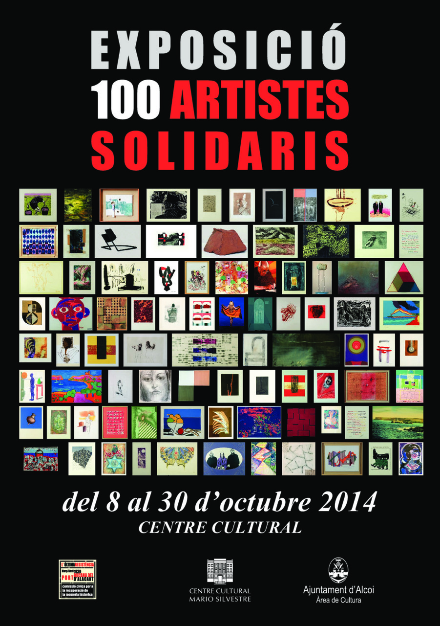 Exposició 100 artistes solidaris